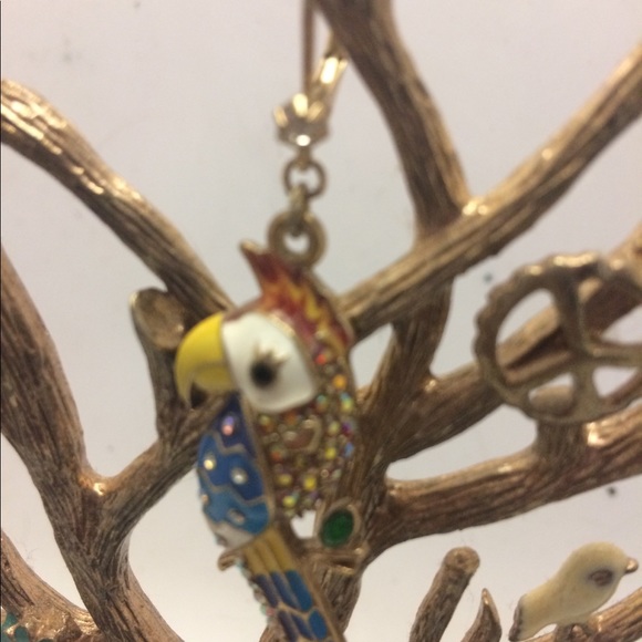 Betsey Johnson Parrot Earrings - Picture 2 of 3